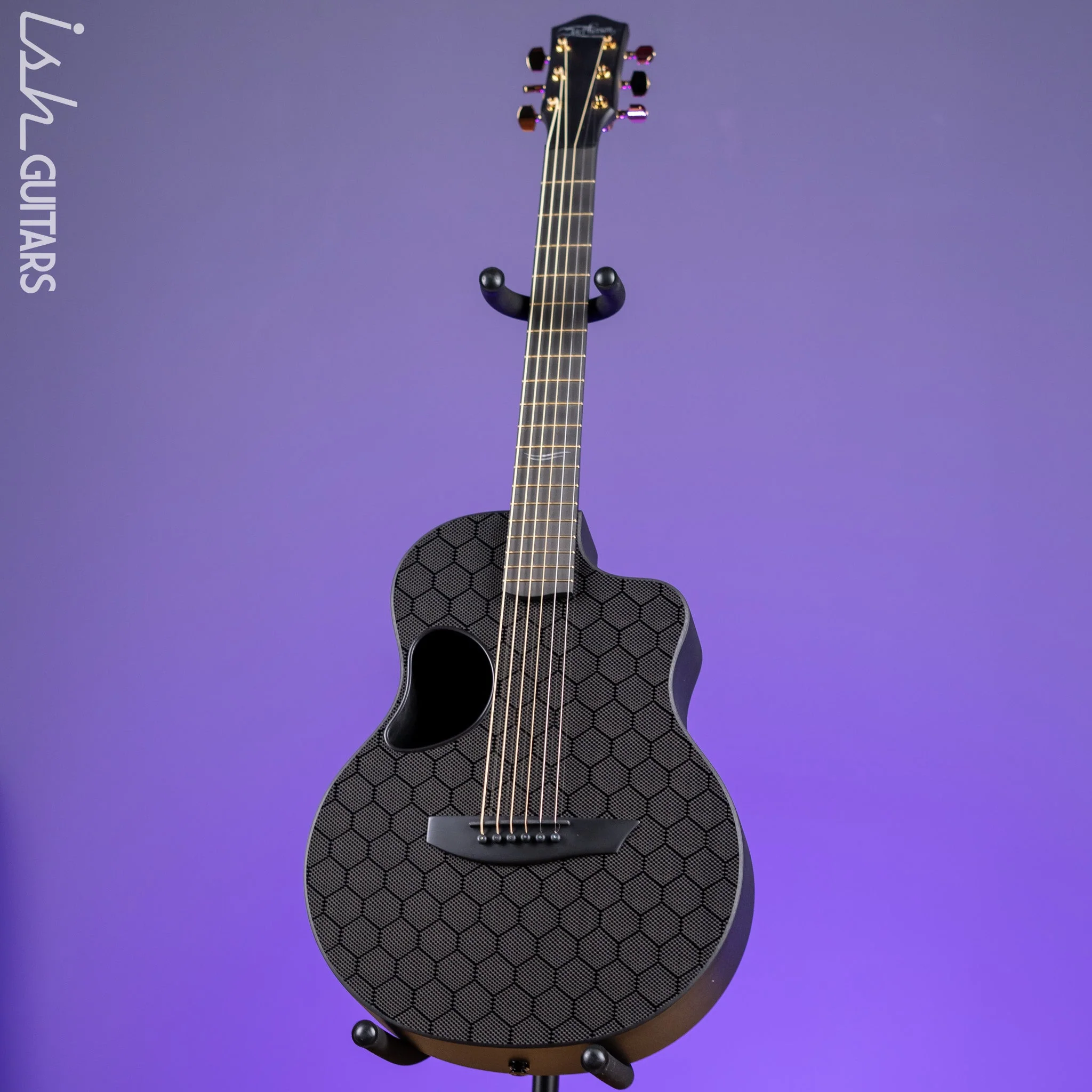 McPherson Touring Carbon Fiber Acoustic-Electric Guitar Honeycomb Top Gold Hardware - Image 2
