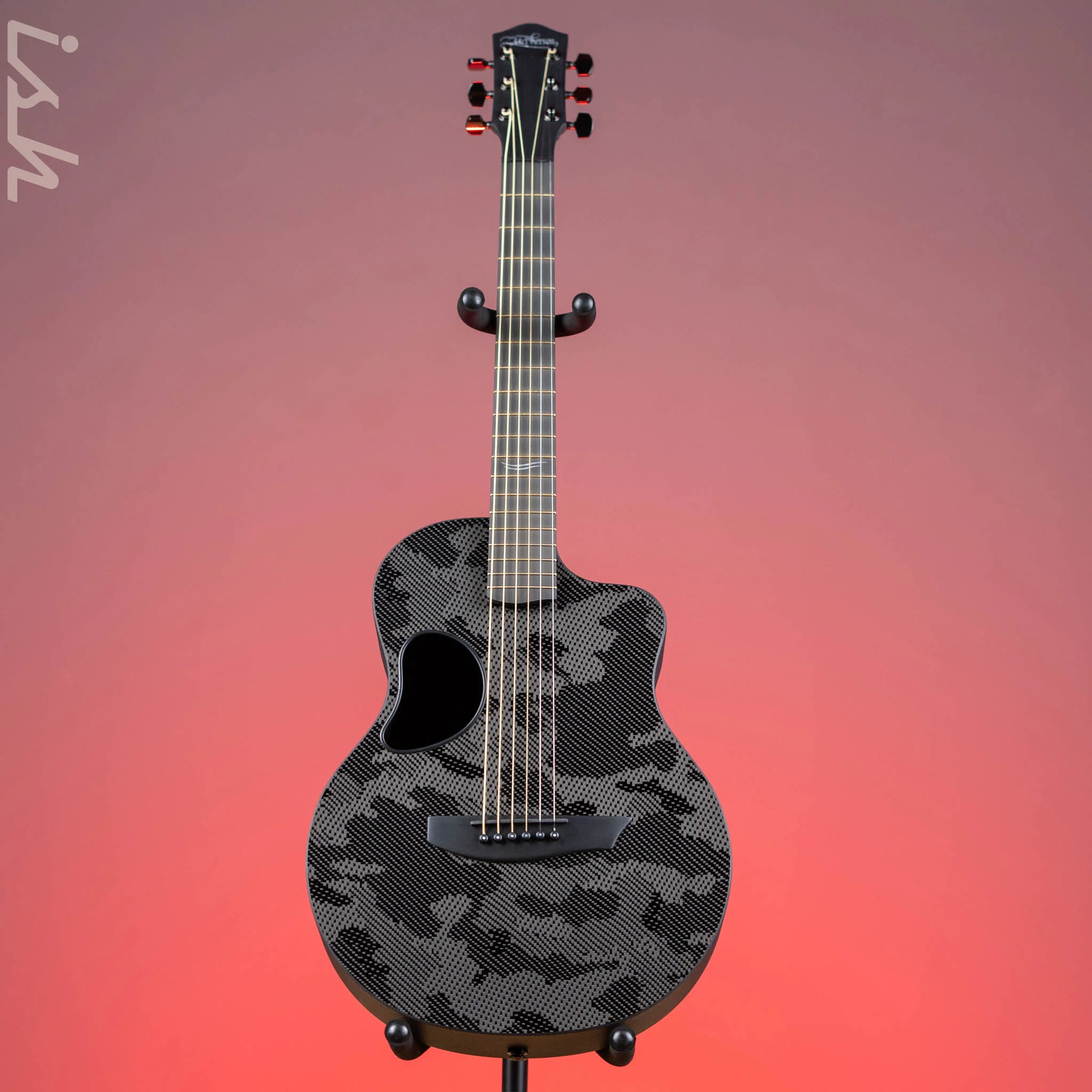 McPherson Touring Carbon Fiber Acoustic-Electric Guitar Camo Top Black Hardware - Image 2