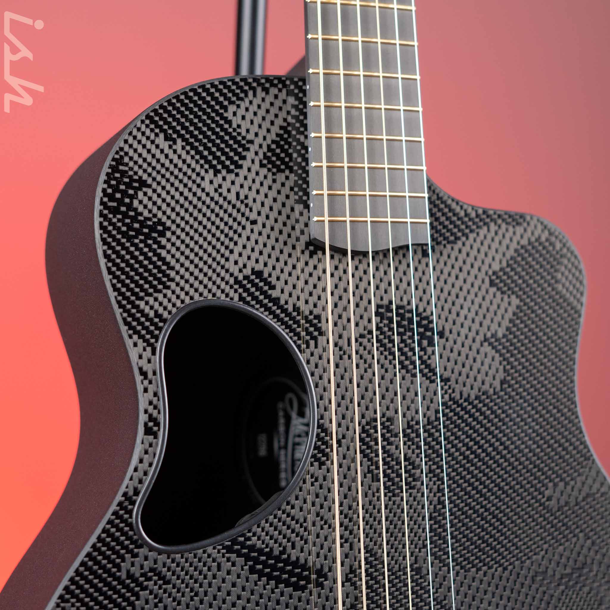 McPherson Touring Carbon Fiber Acoustic-Electric Guitar Camo Top Black Hardware - Image 3
