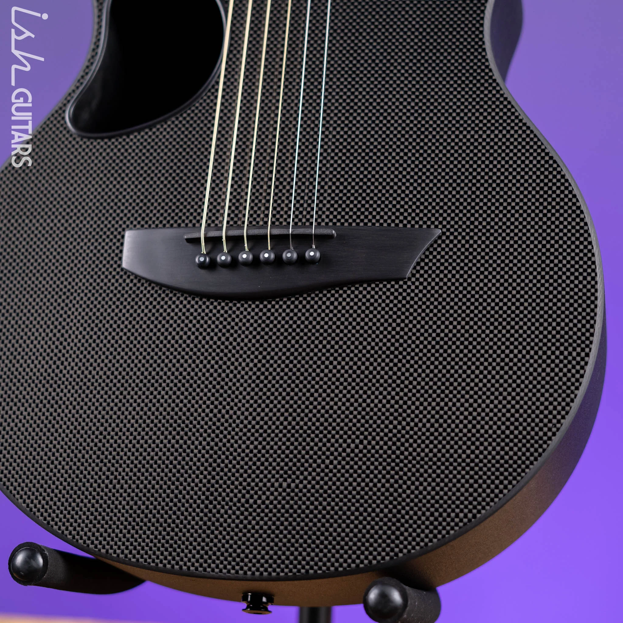 McPherson Touring Carbon Fiber Acoustic-Electric Guitar Standard Top Black Hardware - Image 4