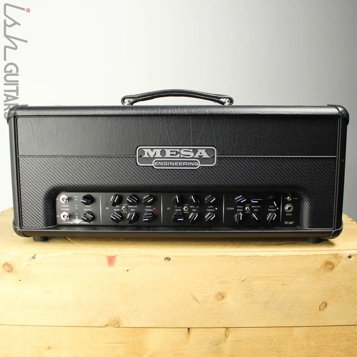 Mesa Boogie TC-50 Triple Crown Amplifier Head w/ Footswitch and Cover - Image 2