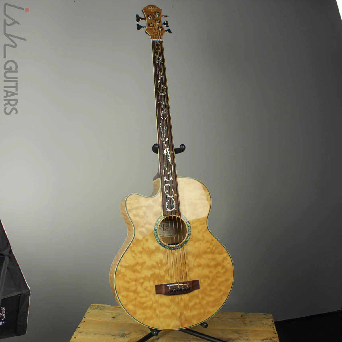 Michael Kelly Dragonfly 4 Left Hand Acoustic Bass Natural MKDF5FLLHN - Image 2