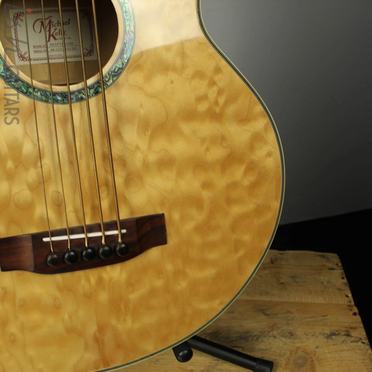 Michael Kelly Dragonfly 4 Left Hand Acoustic Bass Natural MKDF5FLLHN - Image 4