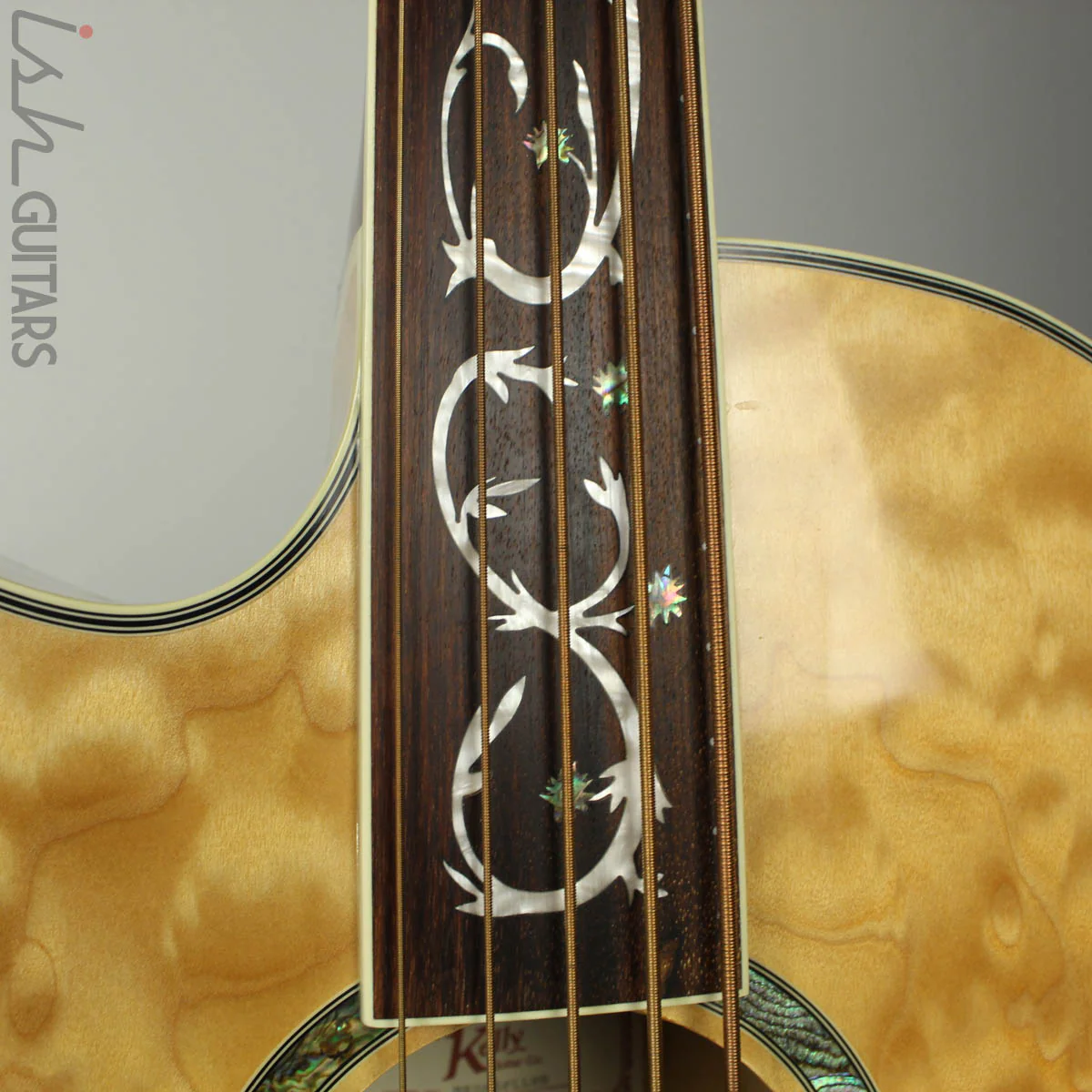 Michael Kelly Dragonfly 4 Left Hand Acoustic Bass Natural MKDF5FLLHN - Image 6