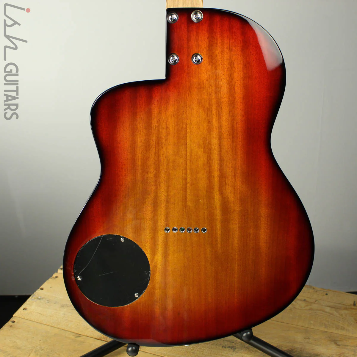 Michael Kelly S6 Rick Turner Sunburst Acoustic Electric Guitar - Image 9