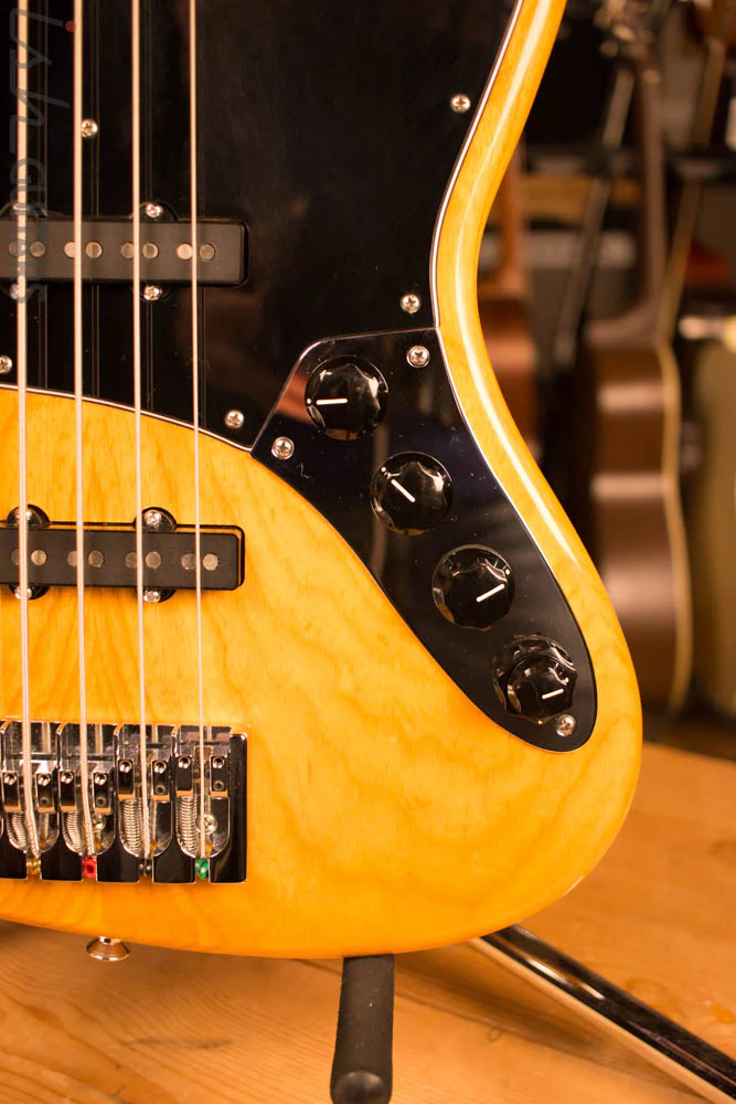 2013 Mike Lull V5 String Jazz Bass Ash Body Maple Neck Bartolini Preamp - Image 4