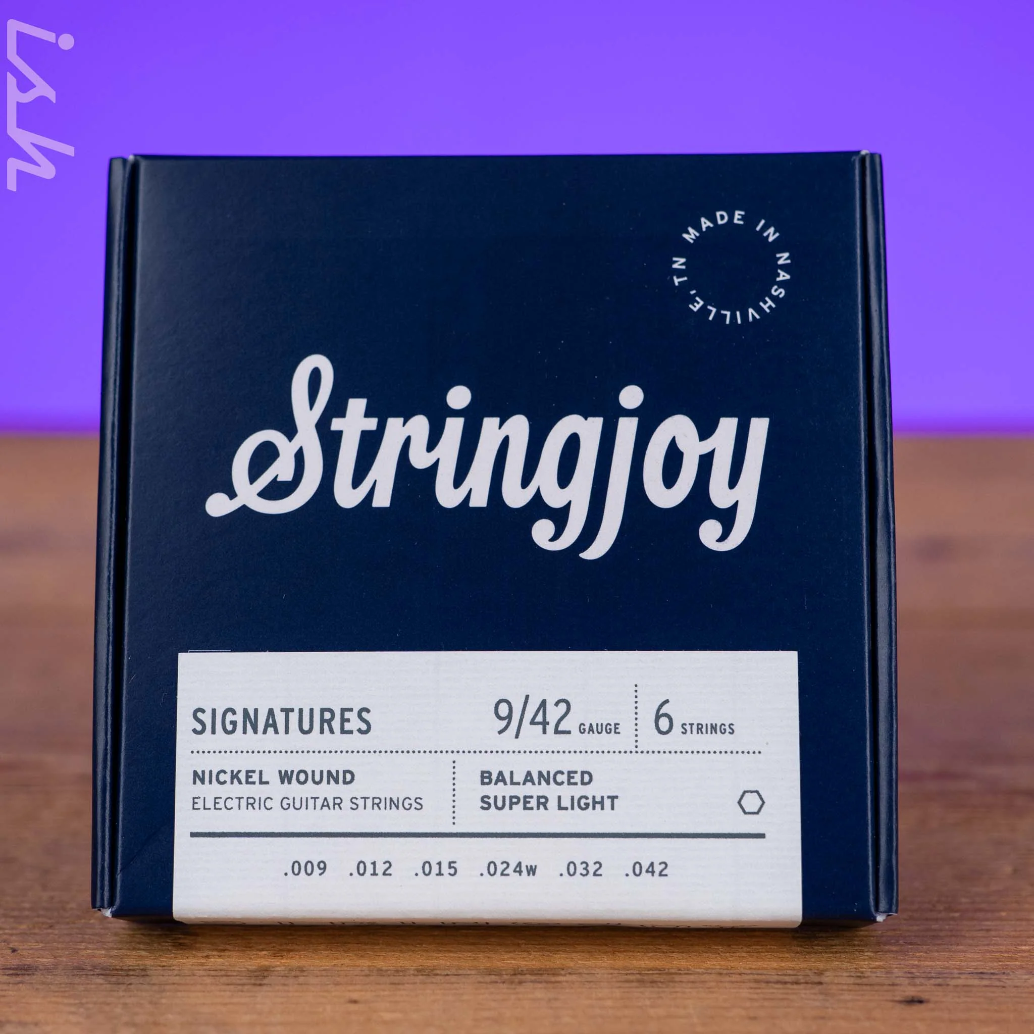 Stringjoy Signatures Balanced Super Light Gauge (9-42) Nickel Wound Electric Guitar Strings