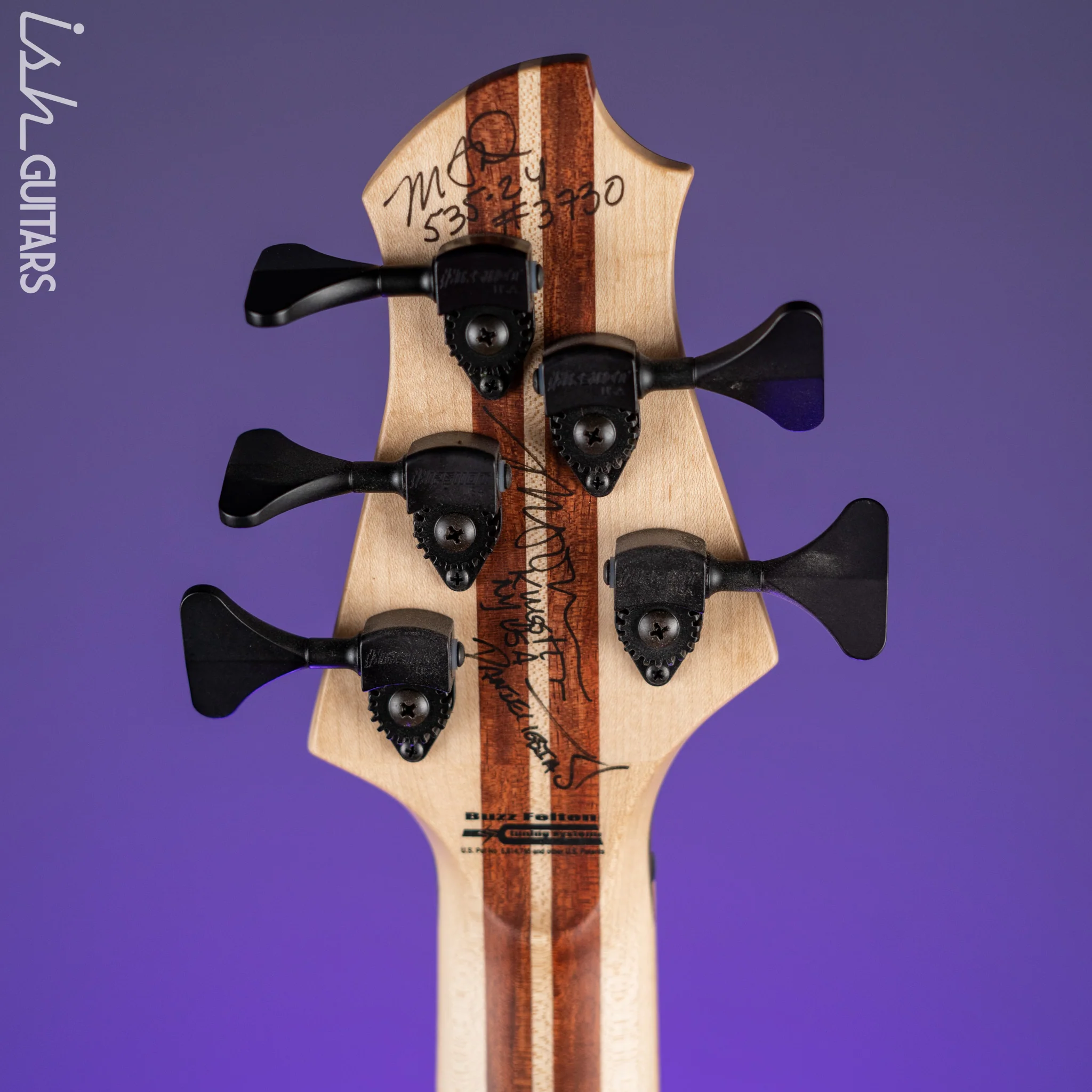 MTD 535-24 5-String Bass Wild Walnut Flamed Ash - Image 10