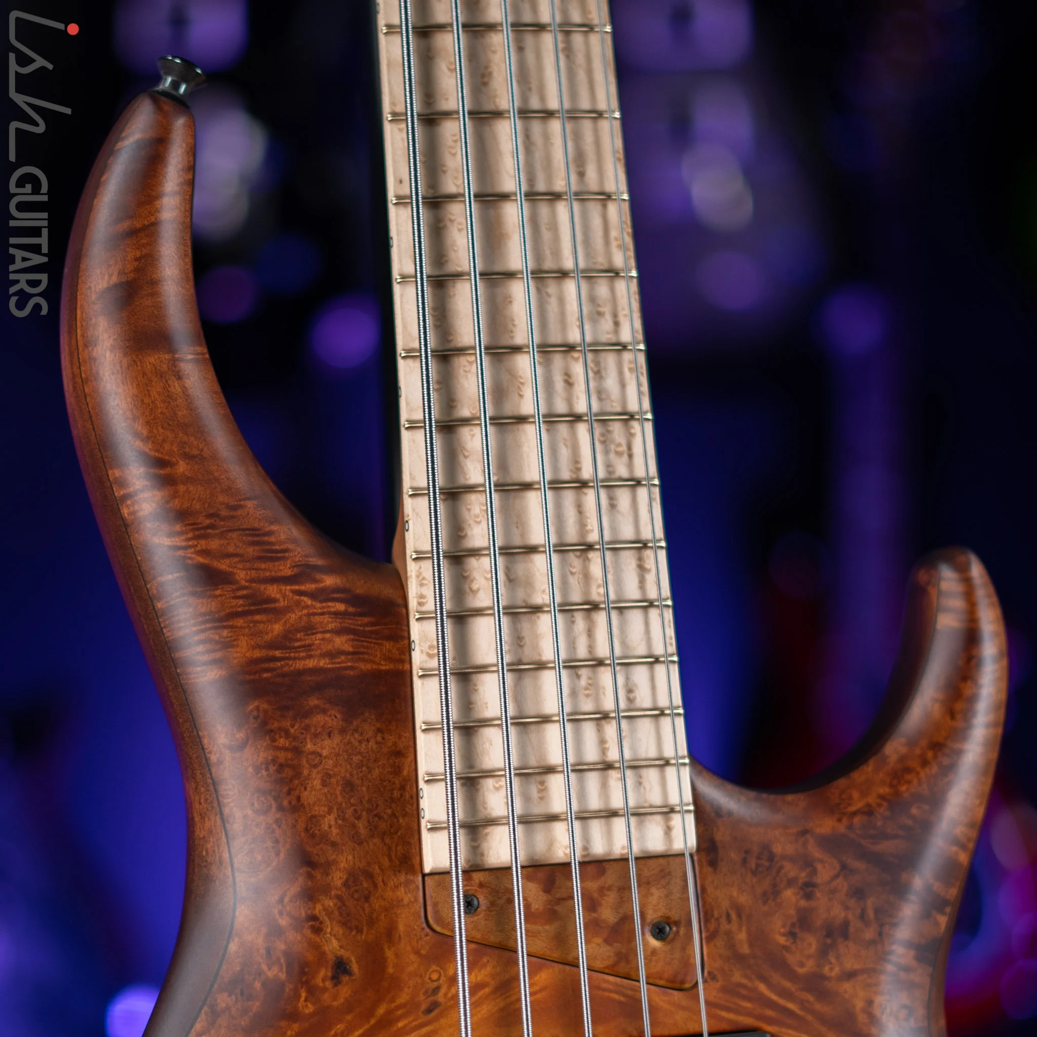 MTD 535-24 Bass Maple Burl Top Amber Burst Satin - Image 3