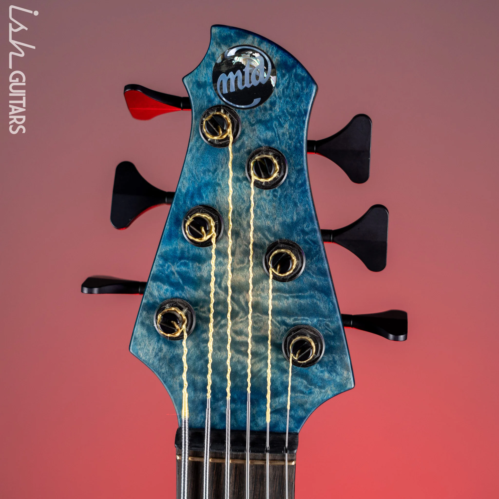 MTD 635-24 6-String Bass NAMM Blue Burst - Image 5