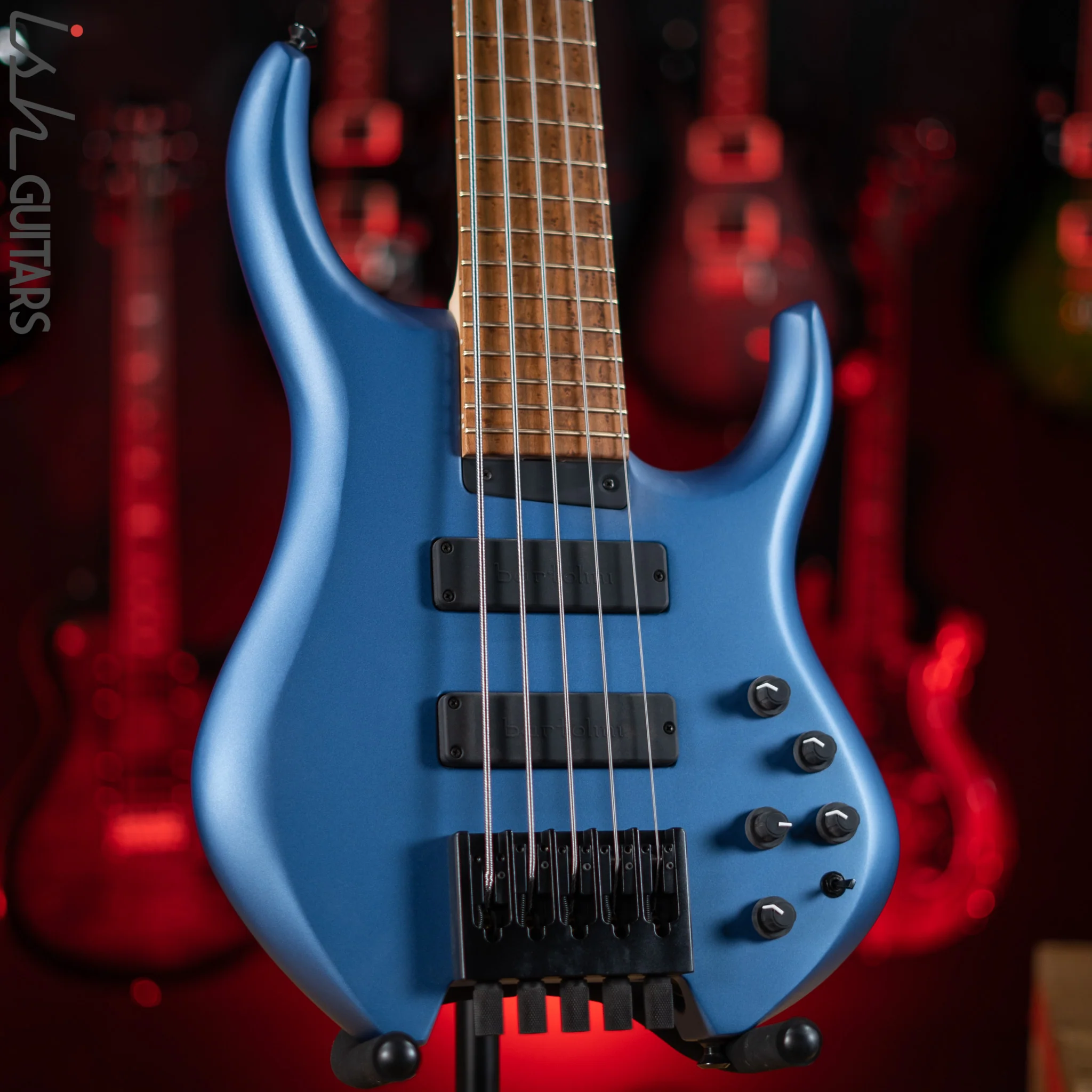 MTD H30D5-24 5-String Short Scale Headless Bass Lake Placid Blue Satin