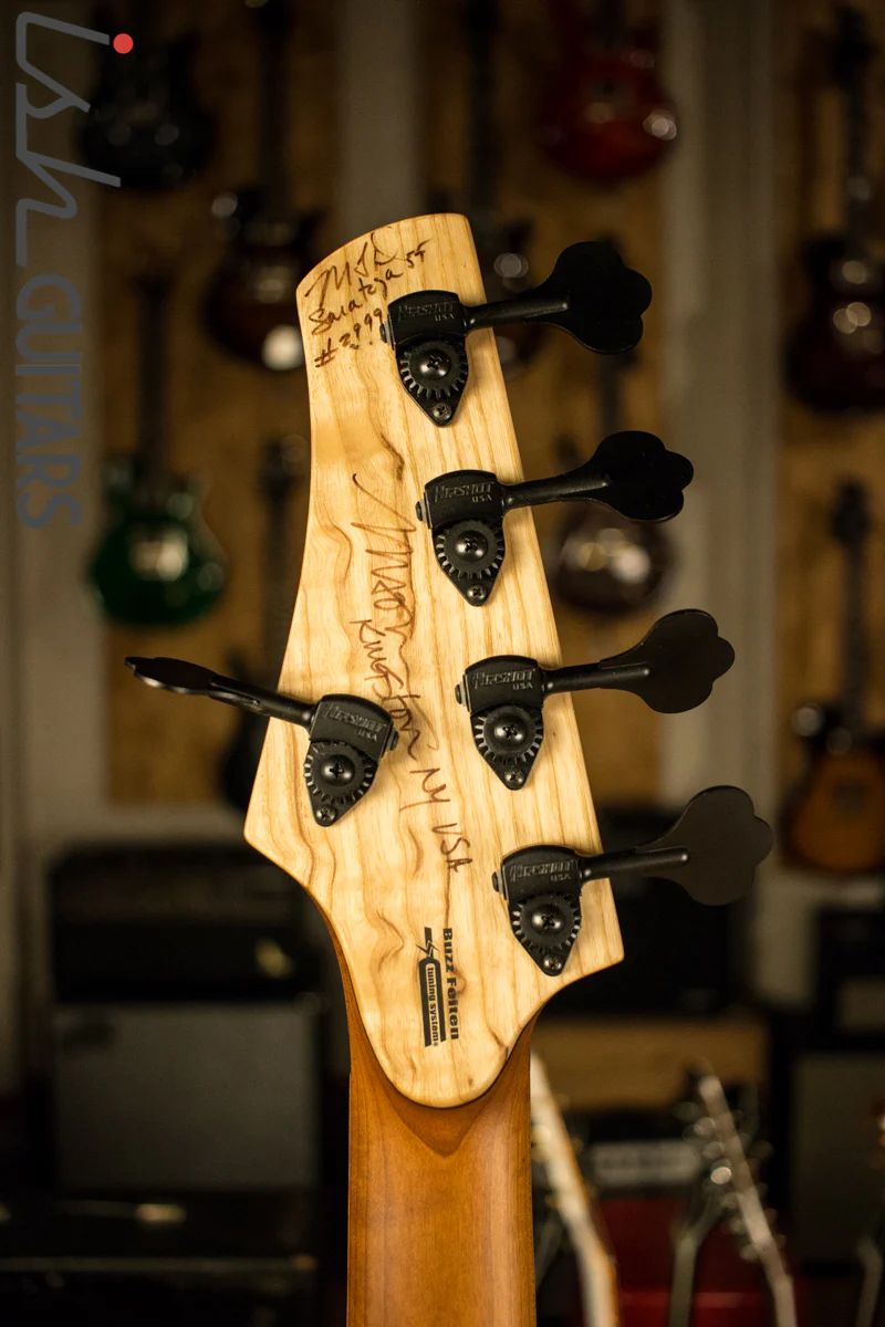 MTD Saratoga 5 String 2017 NAMM Bass Guitar Toma Ash - Image 11