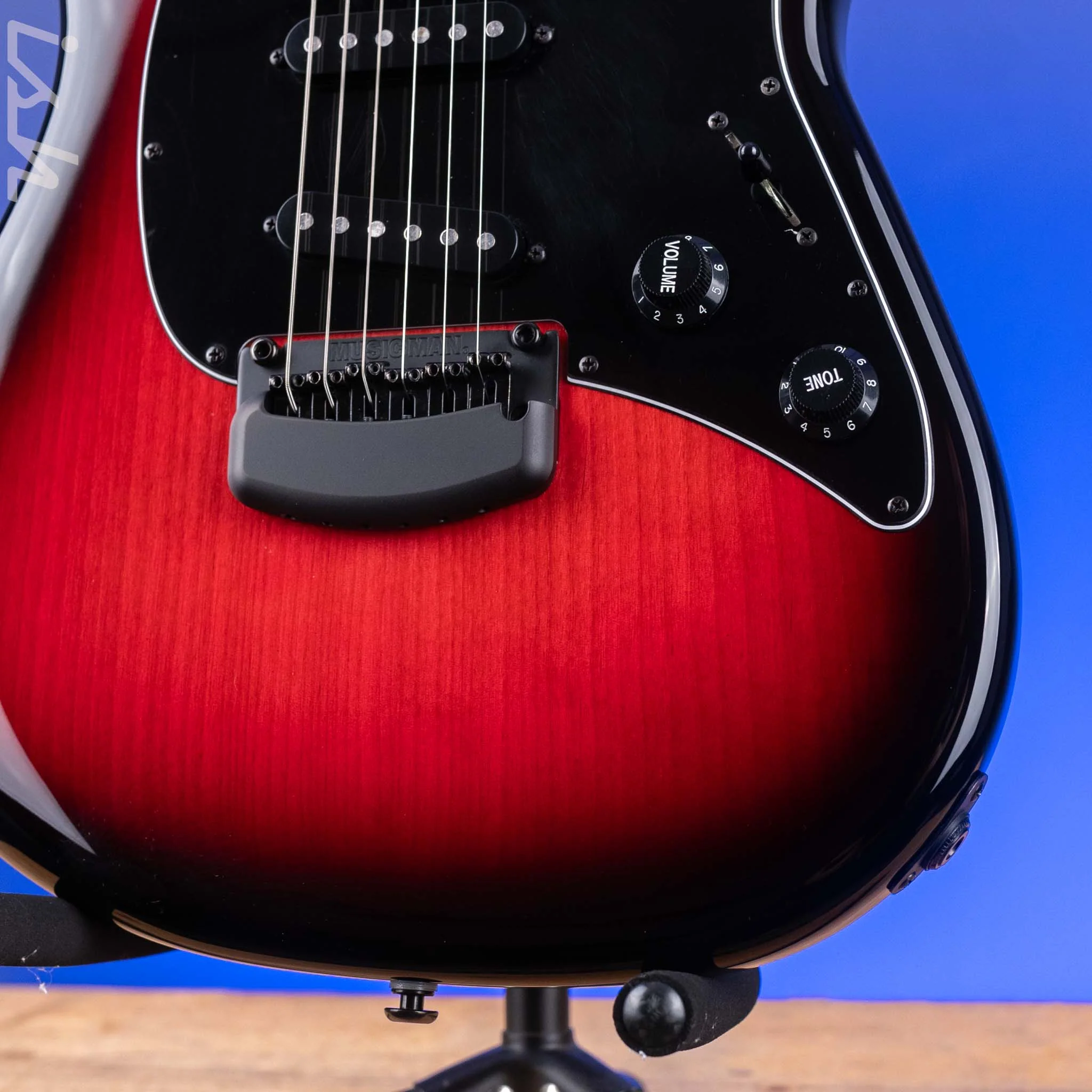 2022 Ernie Ball Music Man Cutlass HT SSS Raspberry Burst - Image 4