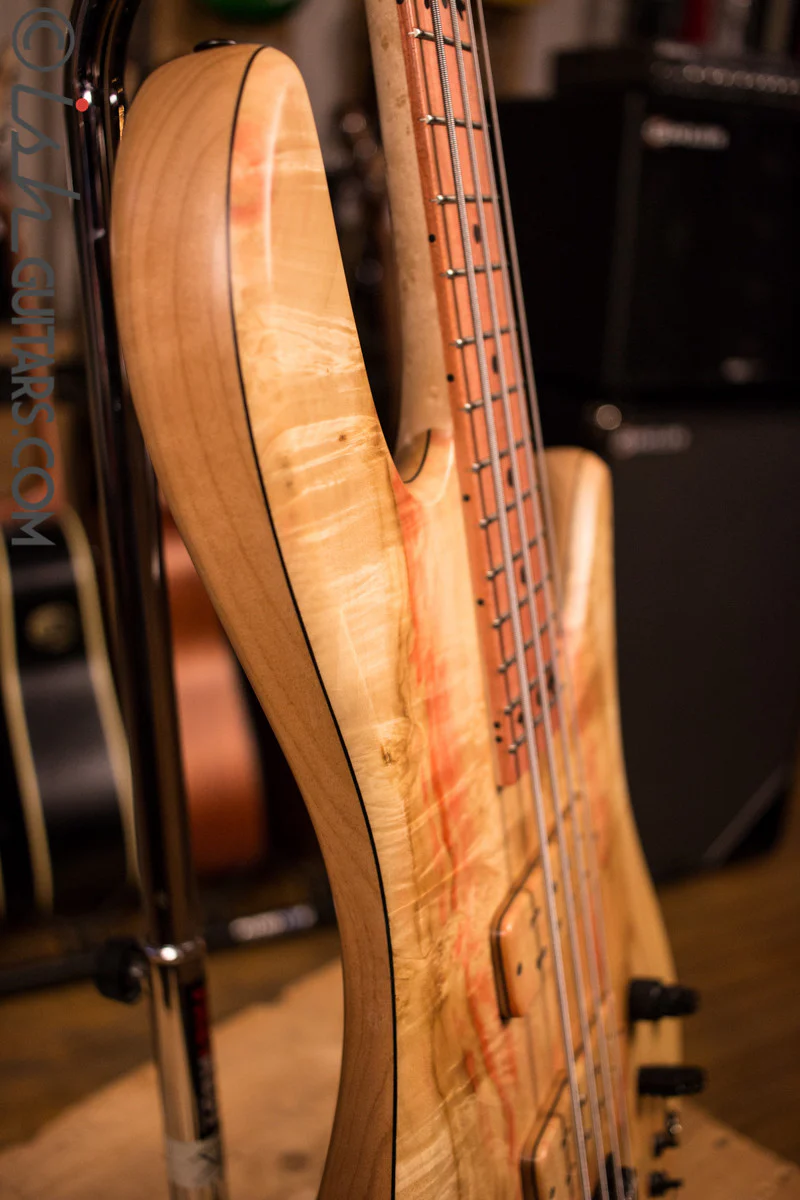 NAMM 2017 Fodera Japanese Maple Viceroy 4 Elite - Image 6