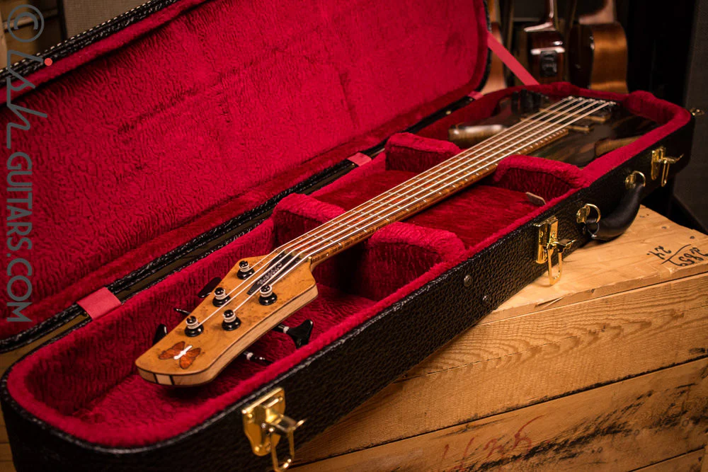 NAMM 2017 Fodera Macassar Ebony Emperor II 5 Elite - Image 15