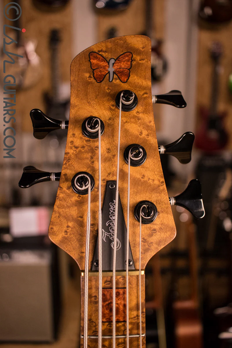 NAMM 2017 Fodera Macassar Ebony Emperor II 5 Elite - Image 7
