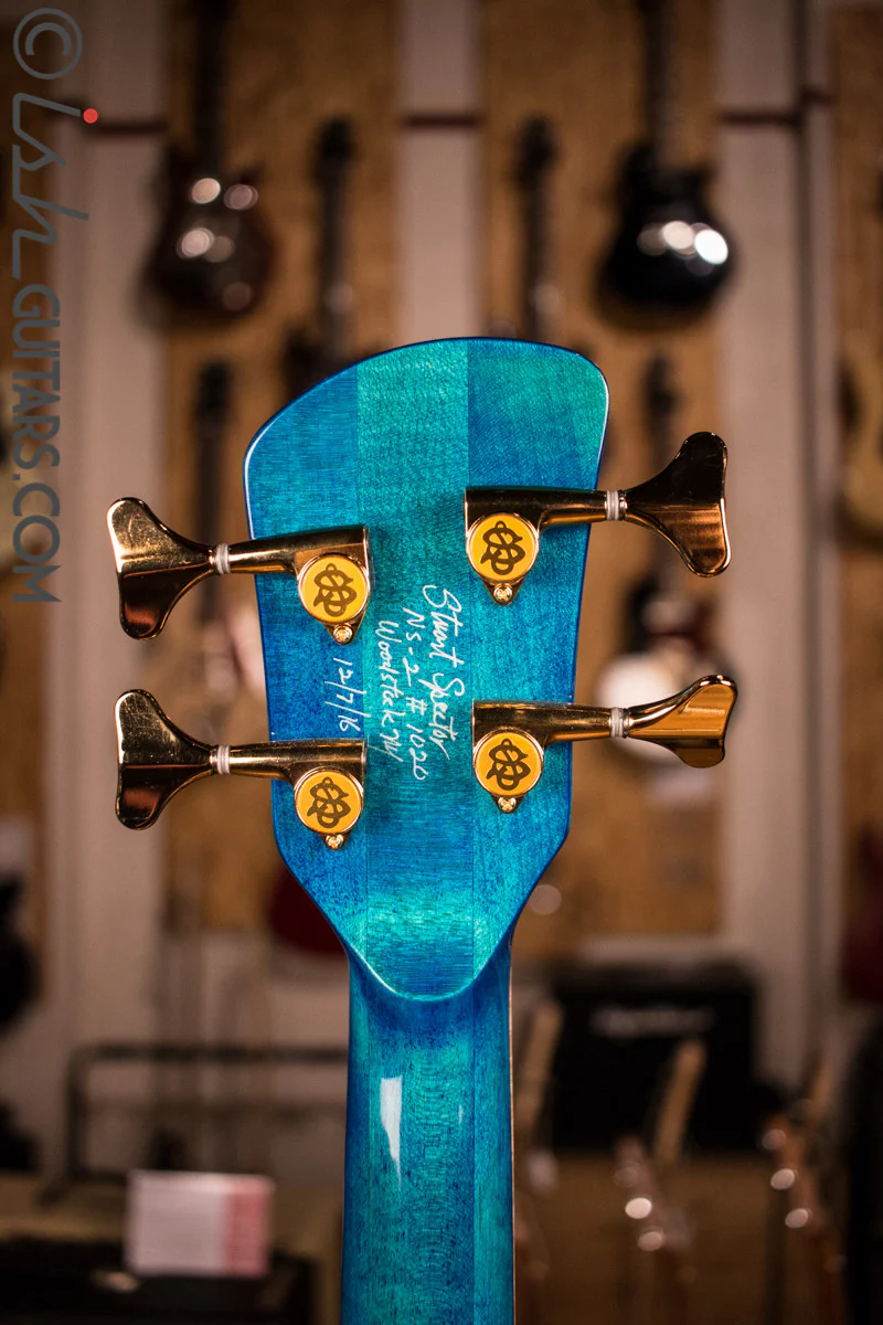 NAMM Spector NS-2 Bahama Blue Gloss Bass Guitar - Image 11
