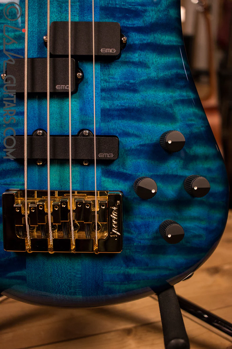 NAMM Spector NS-2 Bahama Blue Gloss Bass Guitar - Image 4