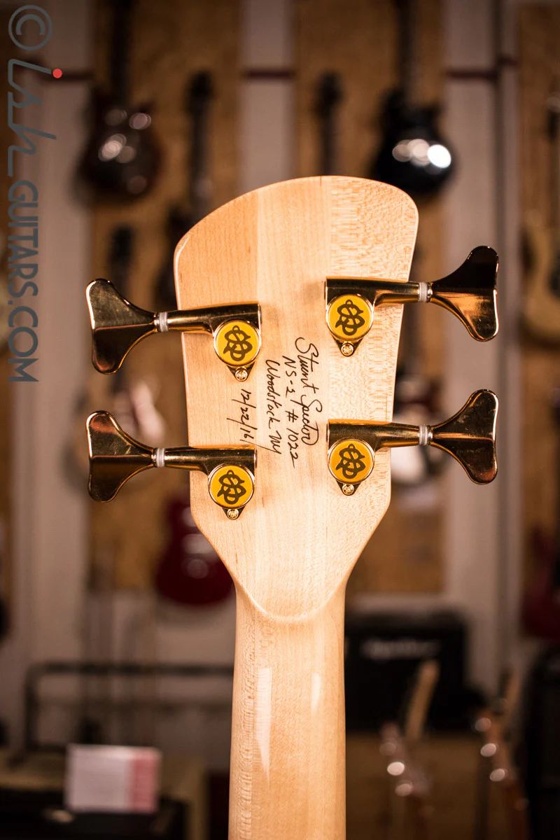 NAMM Spector NS-2 Water Cured Redwood Gloss Bass Guitar - Image 11