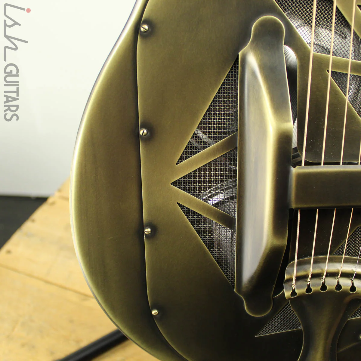 National Reso-Phonic Antique Brass TriCone #2 B-STOCK - Image 5