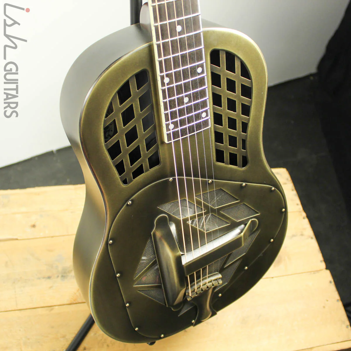 National Reso-Phonic Antique Brass TriCone #2 B-STOCK - Image 7