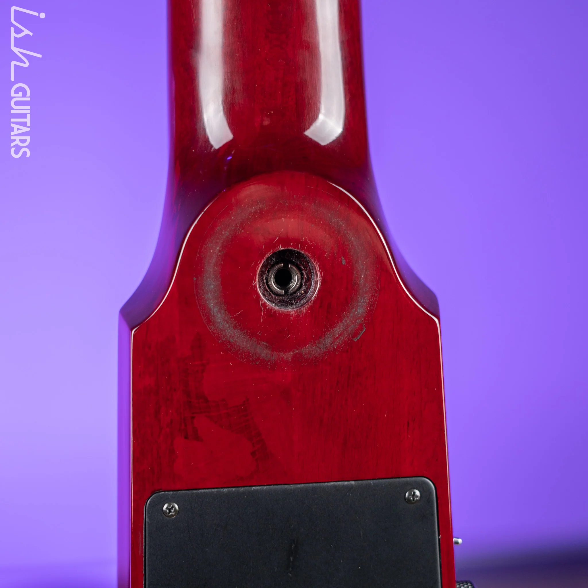 NS Design WAV4 Electric Upright Bass - Transparent Red - Image 14