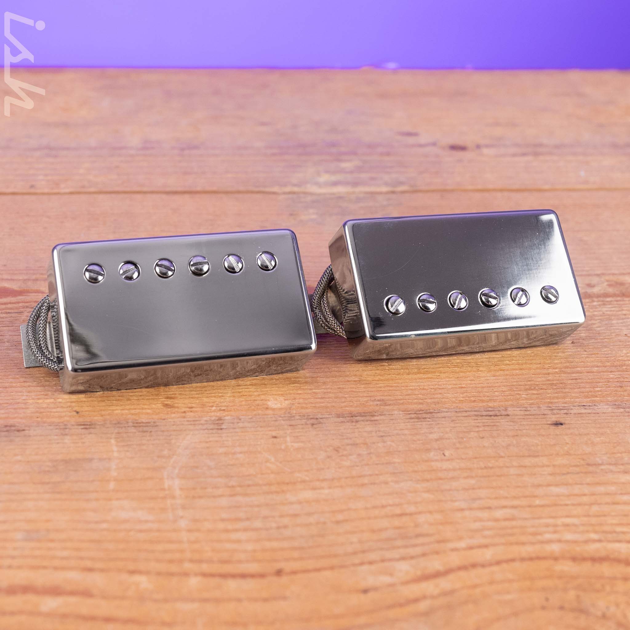 OX4 PAF Low-Wind Humbuckers Pickups Set Nickel Covers
