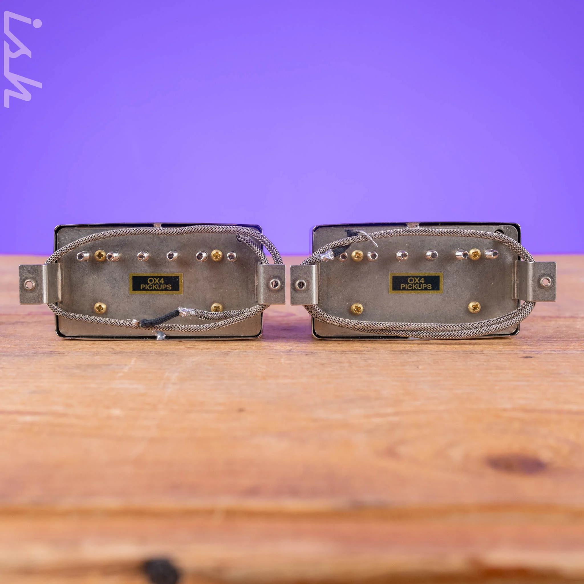 OX4 PAF Low-Wind Humbuckers Pickups Set Nickel Covers - Image 2
