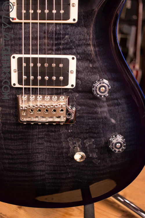 Paul Reed Smith CE24 Custom Color Grey Black Blue Burst - Image 4