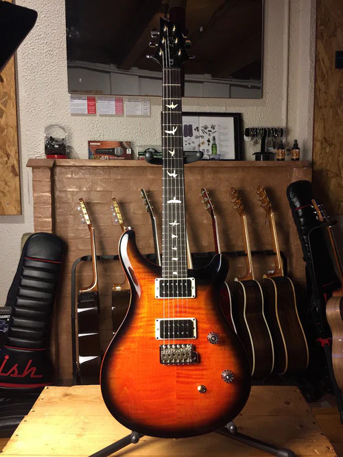 Paul Reed Smith CE24 Orange Burst CUSTOM color Orange Binding Matte Black Neck