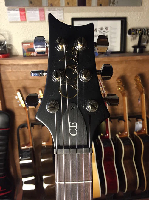 Paul Reed Smith CE24 Orange Burst CUSTOM color Orange Binding Matte Black Neck - Image 7