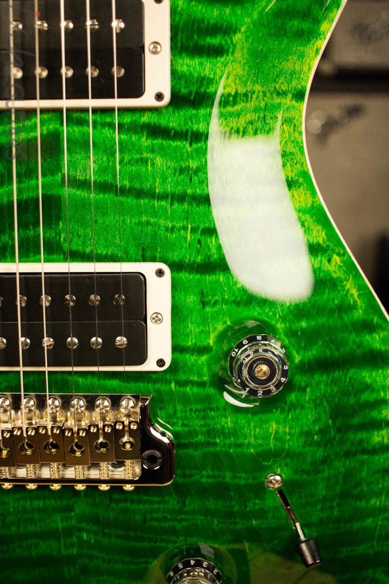 2018 PRS Paul Reed Smith Custom 22 Custom Color Emerald Green Tobacco Back - Image 4