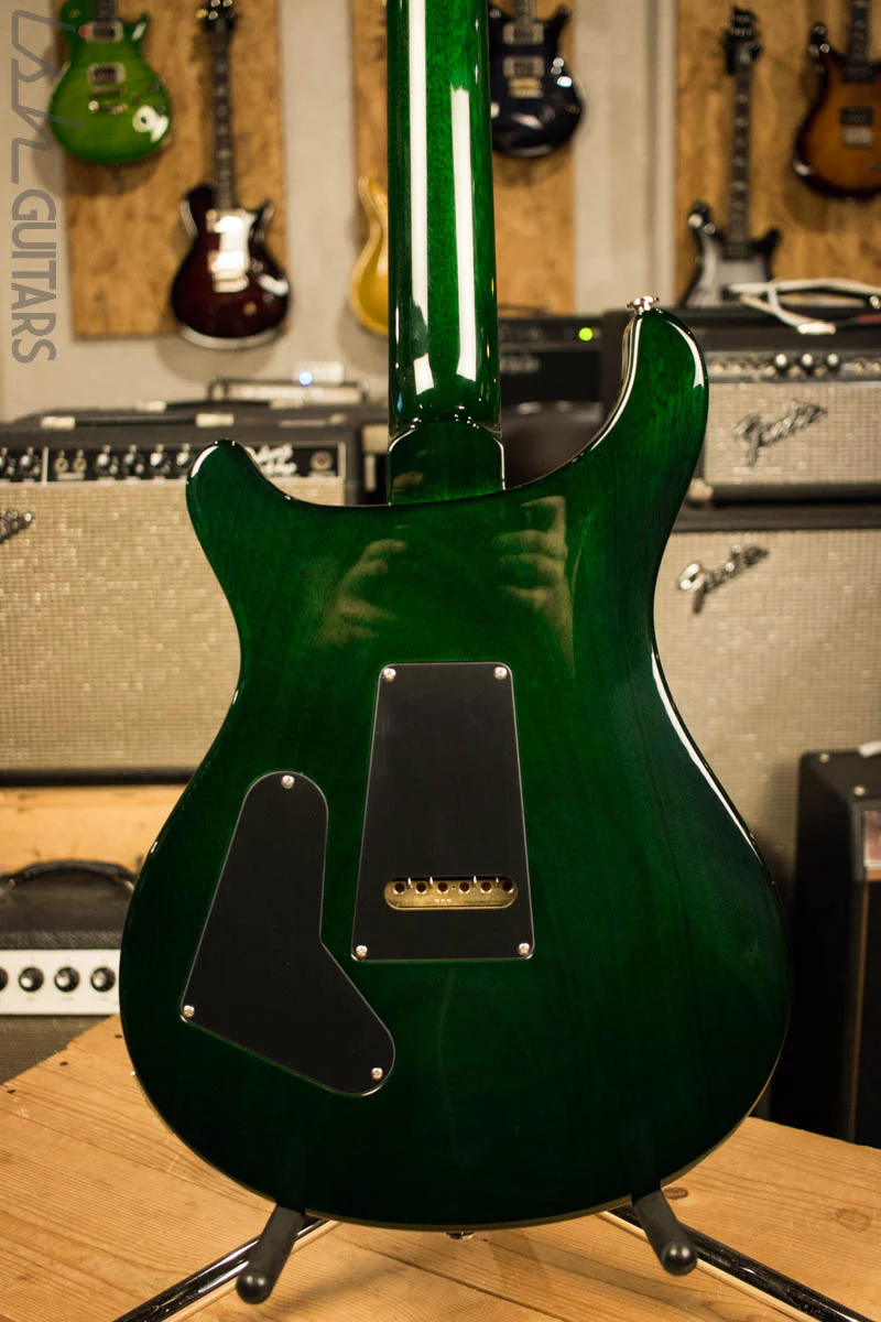 2018 PRS Paul Reed Smith Custom 24 Evergreen Charcoal Burst Pattern Thin - Image 7