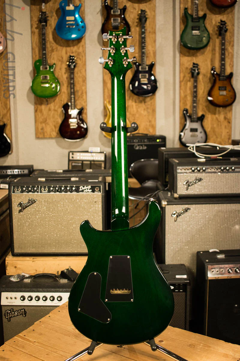 2018 PRS Paul Reed Smith Custom 24 Evergreen Charcoal Burst Pattern Thin - Image 8