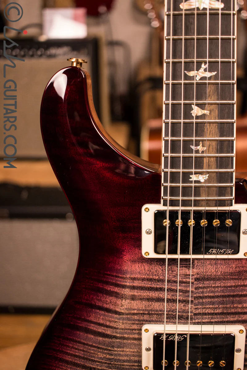 2017 Paul Reed Smith McCarty 10 Top Custom Color Charcoal Purple Burst - Image 3