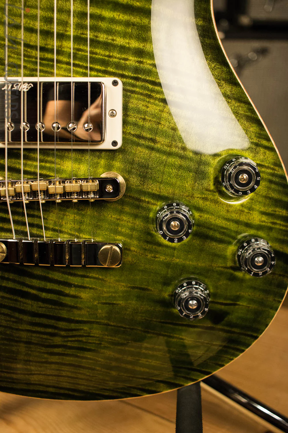 2016 Paul Reed Smith McCarty 594 One Piece Ten Top Custom Jade Color - Image 4