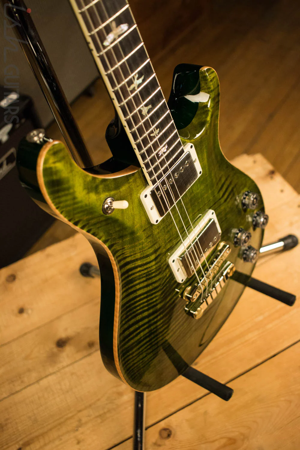2016 Paul Reed Smith McCarty 594 One Piece Ten Top Custom Jade Color - Image 6