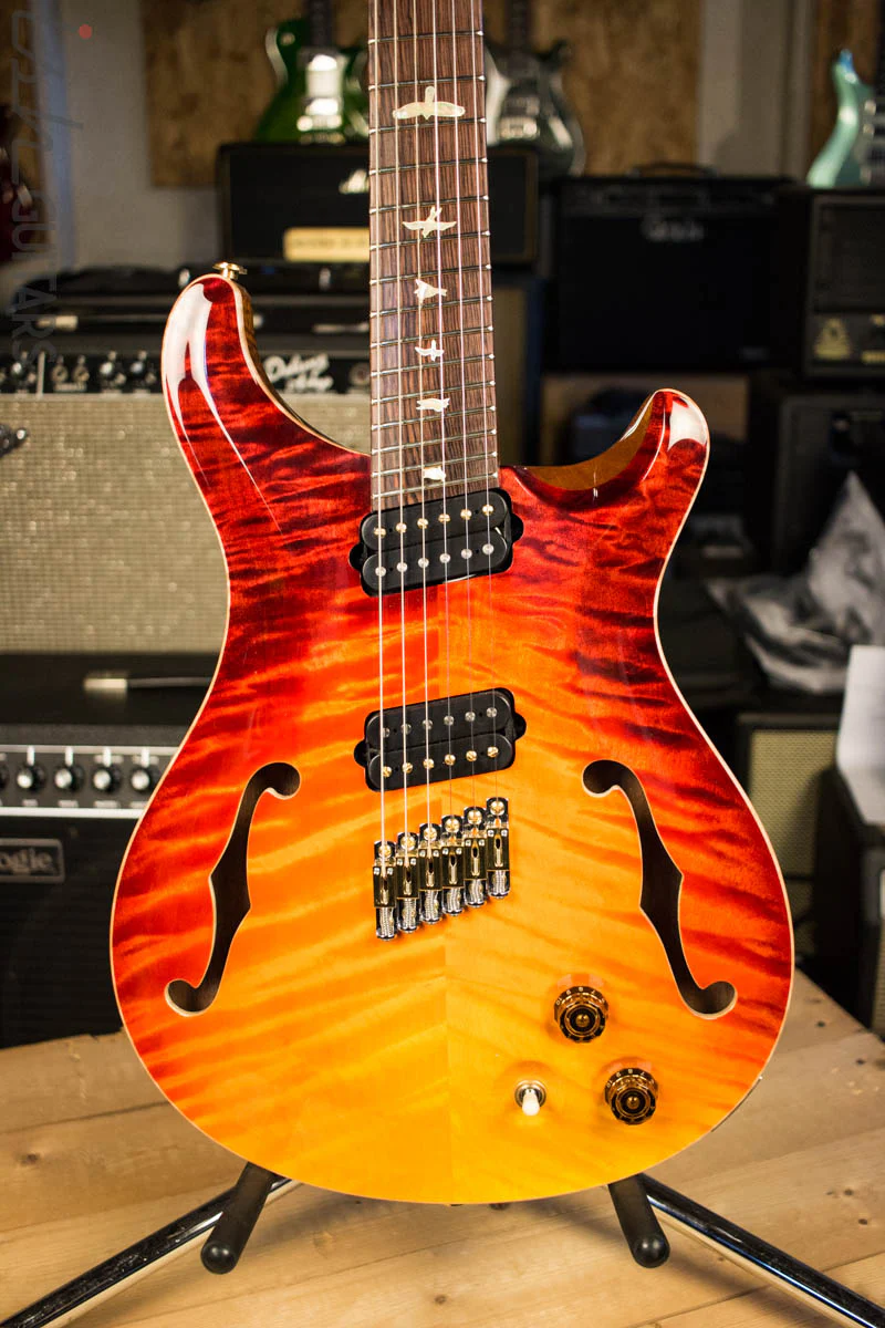 2018 Paul Reed Smith PRS Private Stock Custom 24 Multi Scale "Spirit" Double Semi-Hollow (DEMO VIDEO)
