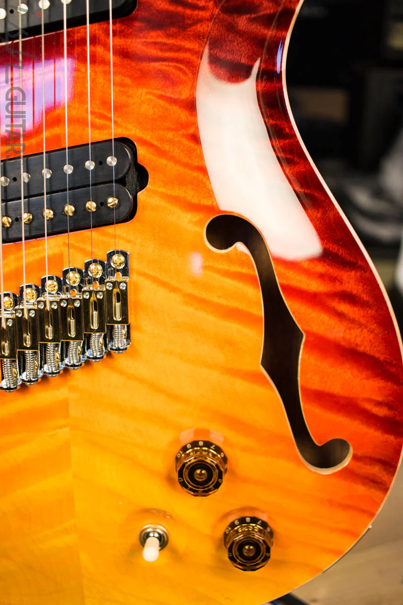 2018 Paul Reed Smith PRS Private Stock Custom 24 Multi Scale "Spirit" Double Semi-Hollow (DEMO VIDEO) - Image 4