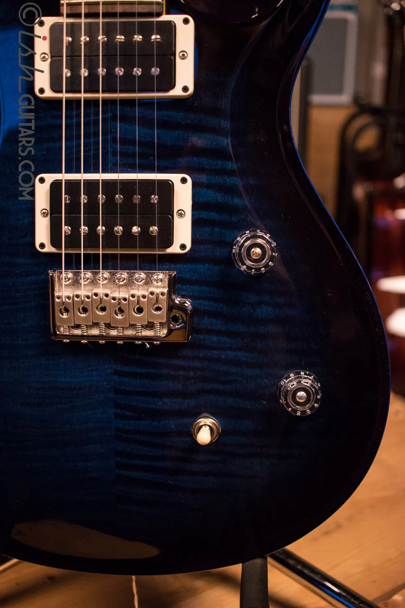 Paul Reed Smith PRS CE Custom Color Whale Blue Smokeburst with Blue Binding - Image 4