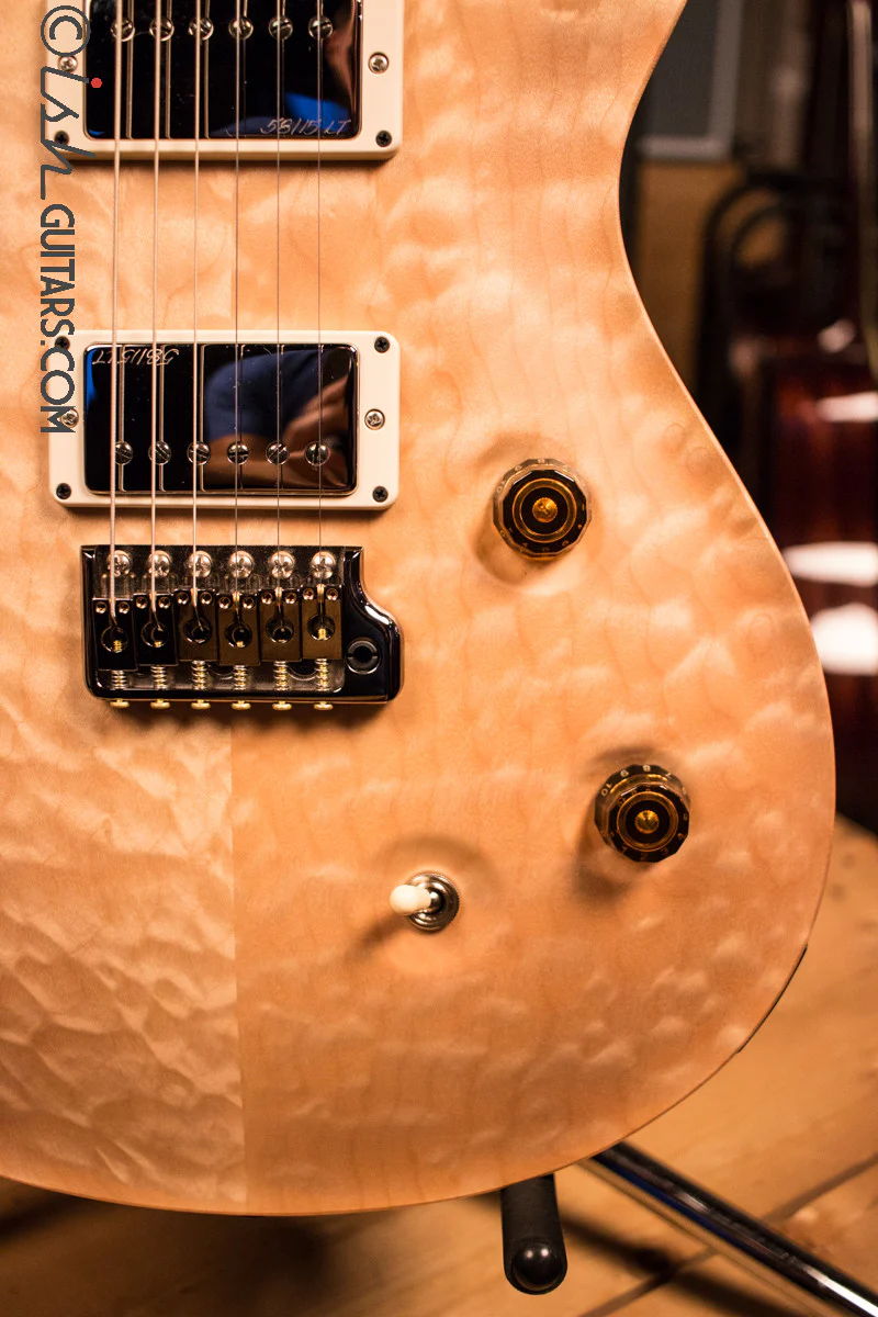 Paul Reed Smith PRS Custom 24 Semi-Hollow Wood Library Quilt Top Natural - Image 4