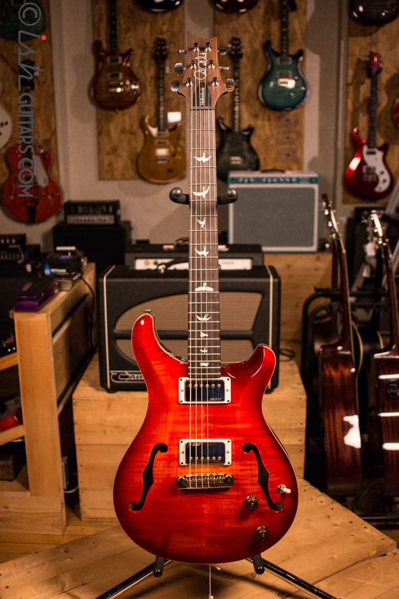 Paul Reed Smith PRS Hollowbody II HBII Blood Orange - Image 2