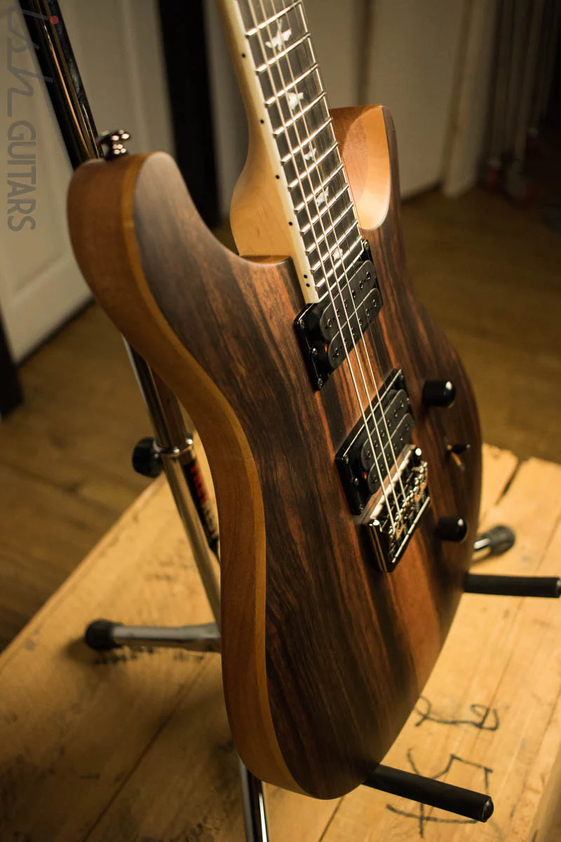 Paul Reed Smith PRS Mark Holcomb SE Macassar Ebony Natural Satin Ish Guitars Exclusive #20 - Image 6