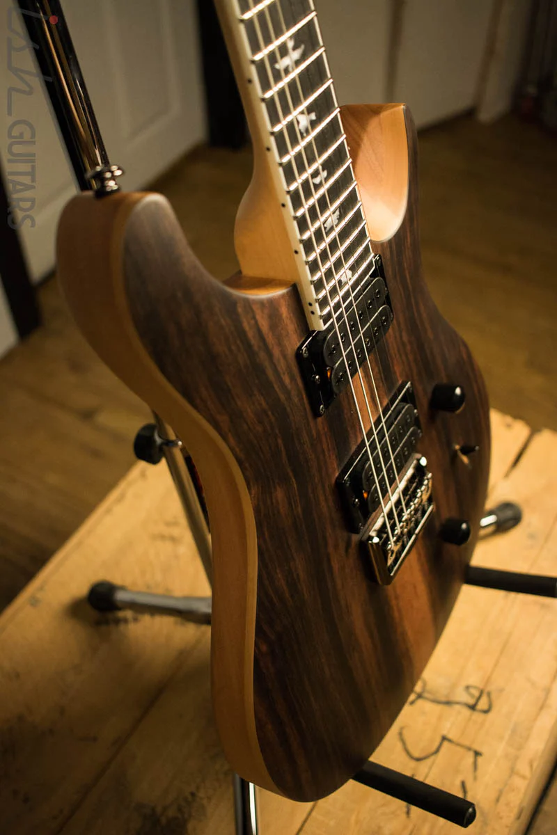 Paul Reed Smith PRS Mark Holcomb SE Macassar Ebony Natural Satin Ish Guitars Exclusive #22 - Image 6