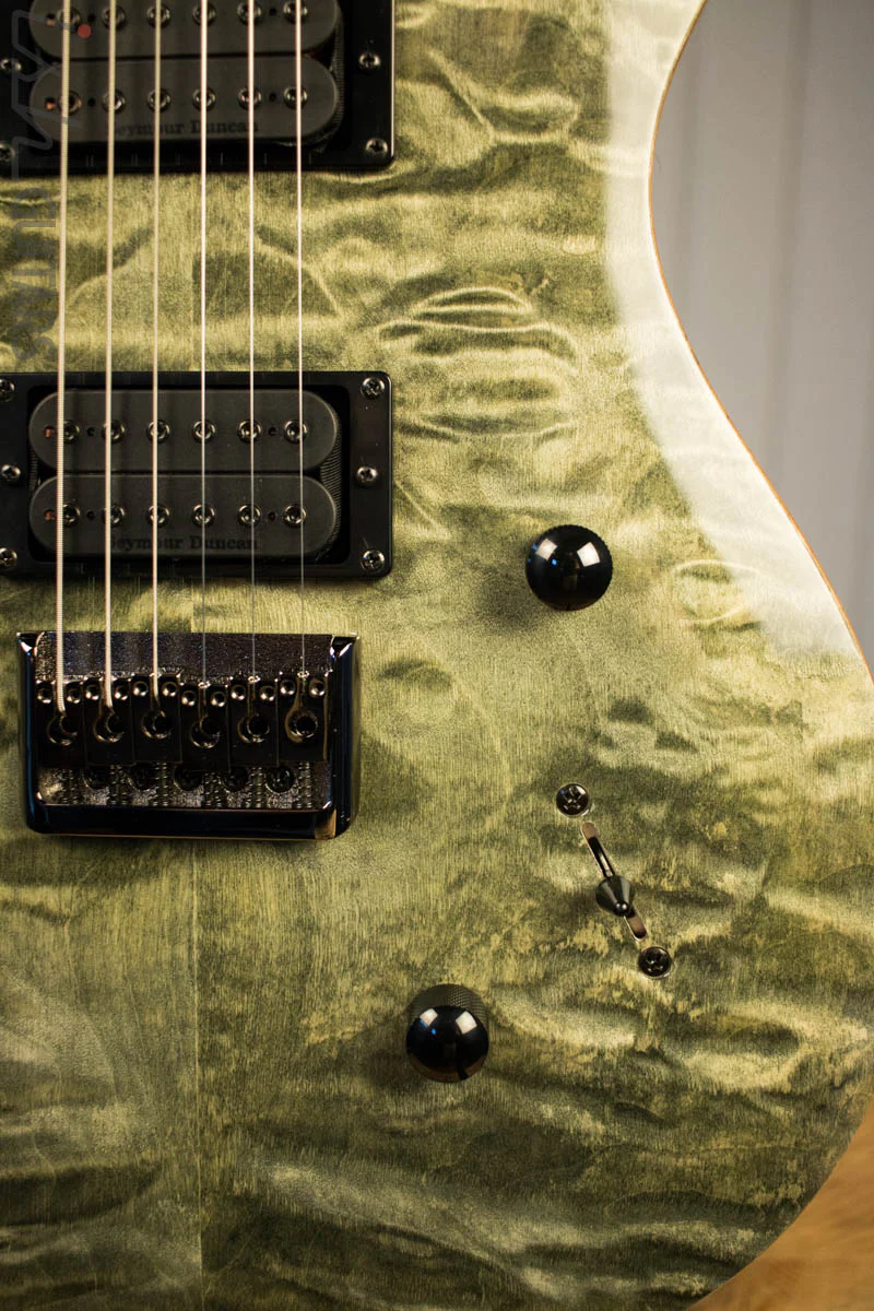 Paul Reed Smith PRS Mark Holcomb SE Quilted Maple Trampas Green Ish Guitars Exclusive #10 (DEMO VIDEO) - Image 4