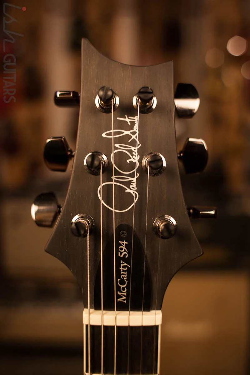Paul Reed Smith PRS B-Stock McCarty 594 Semi-Hollow Wood Library Korina Neck Ebony Fretboard Korina Back Faded McCarty Sunburst Satin Finish - Image 5