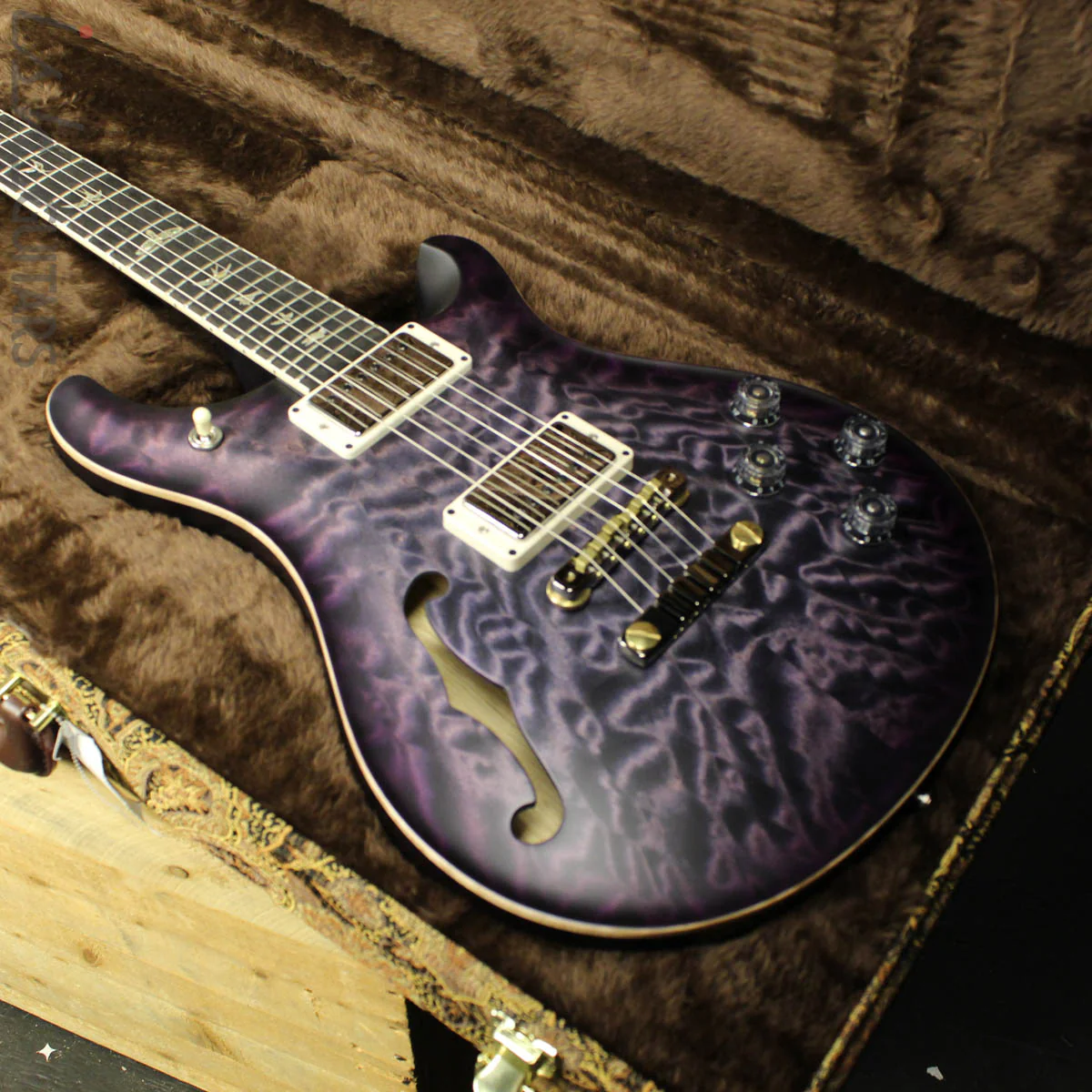 Paul Reed Smith PRS McCarty 594 Semi-Hollow Wood Library Faded Purple Burst Satin - Image 15