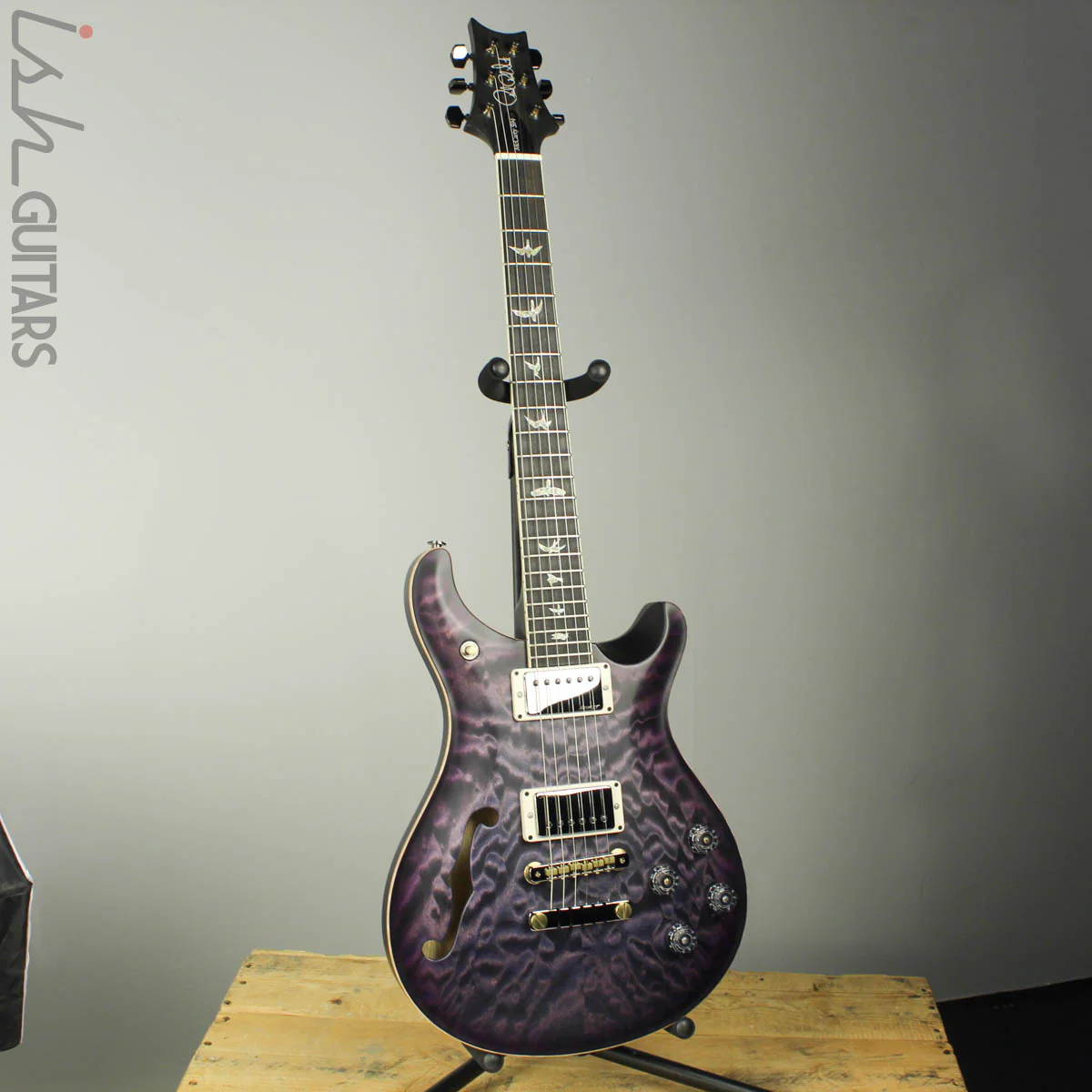 Paul Reed Smith PRS McCarty 594 Semi-Hollow Wood Library Faded Purple Burst Satin - Image 2