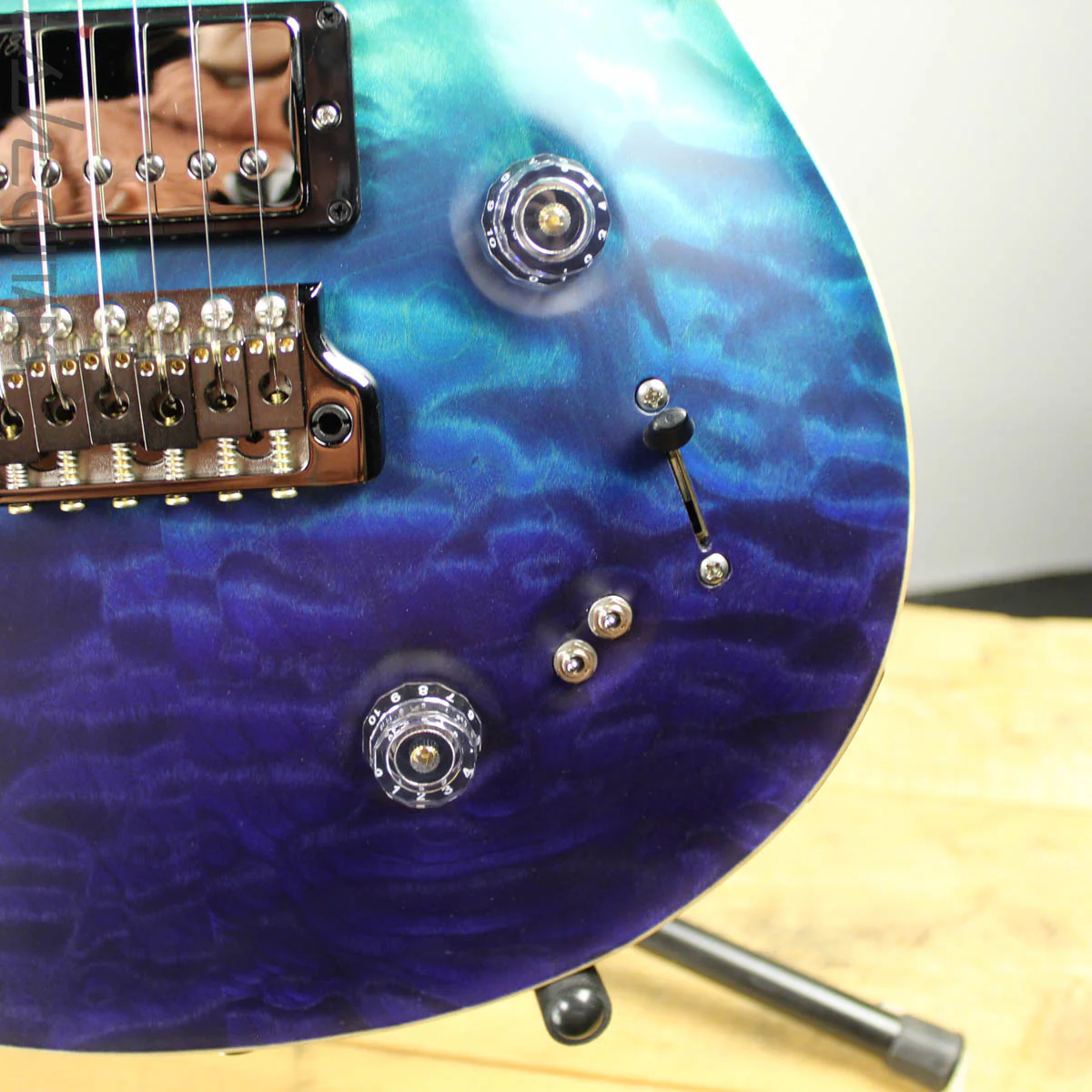 2019 Paul Reed Smith PRS Wood Library Special 22 Blue Fade - Image 3