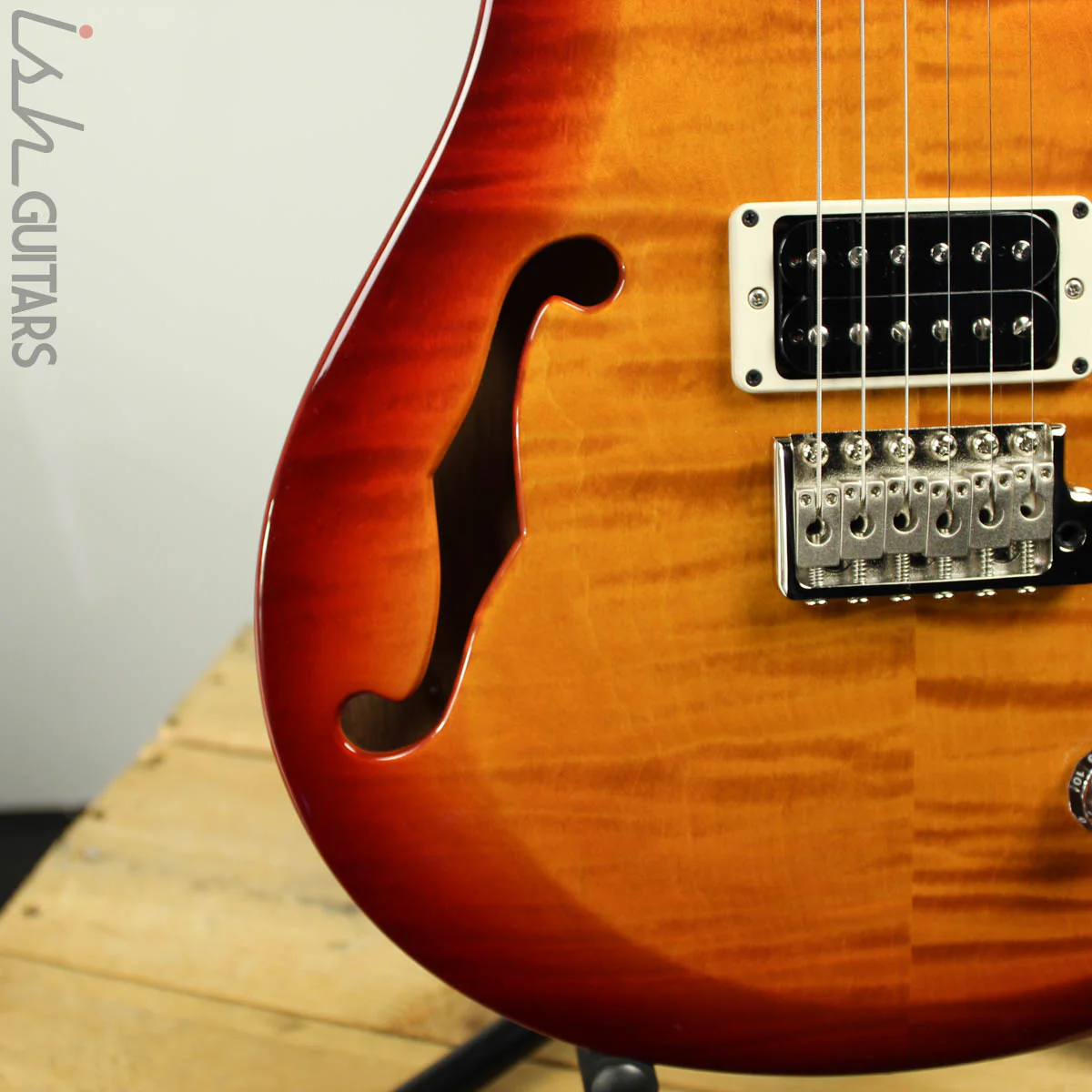 Paul Reed Smith S2 Custom 22 Semi-Hollow Dark Cherry Sunburst - Image 4